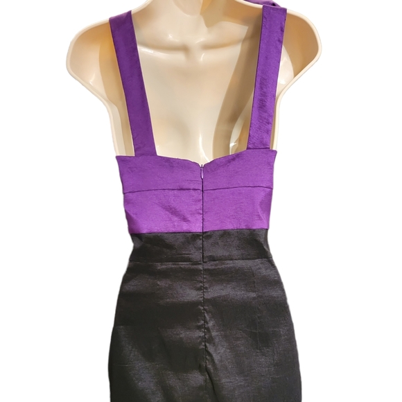 Jolie 8 Party Dress, Purple Corsage, Black Rest of the Dress - Picture 6 of 8